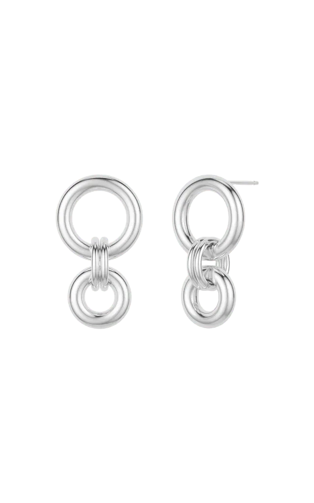 18K White Gold Canis Deux Silver