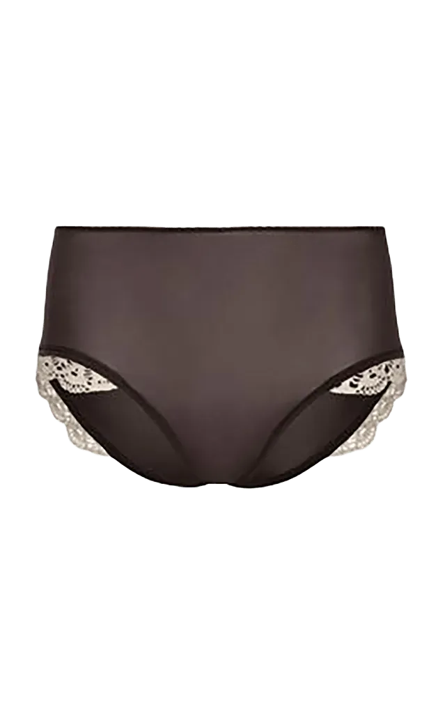 Lace-Trimmed Mini Shorts