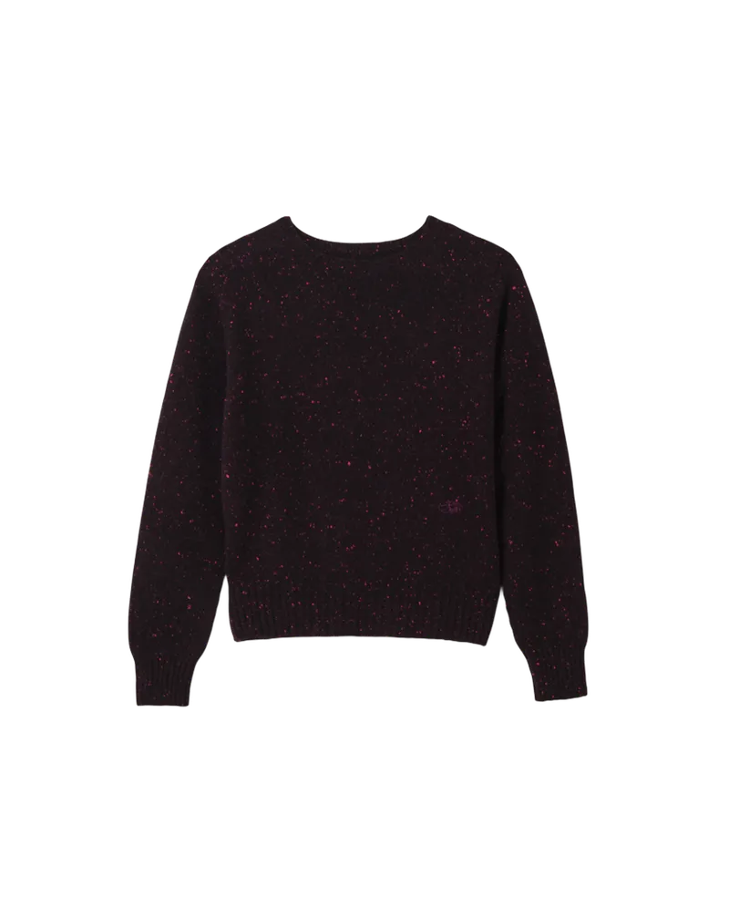 Cairn Purple Donegal Cashmere Jumper