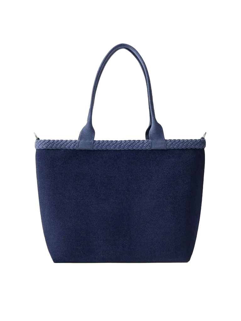 The Lightweight Zip Tote - ReVelvet Deep Navy