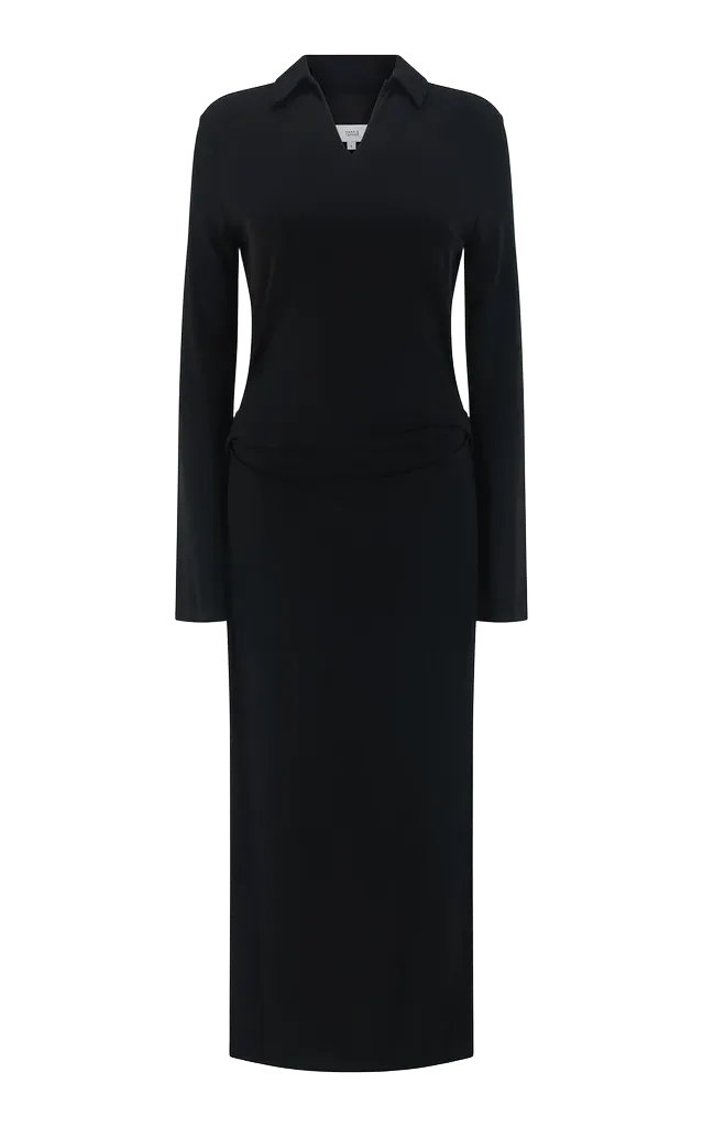 Lyle Drape Jersey Midi Dress