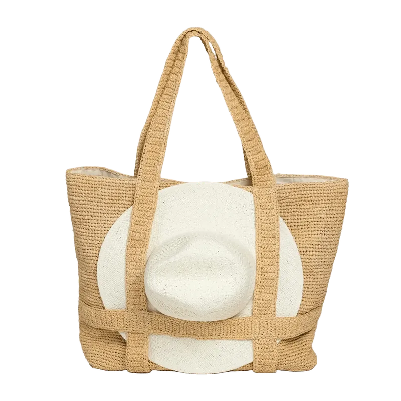 The Original Straw Traveler Bag in Natural