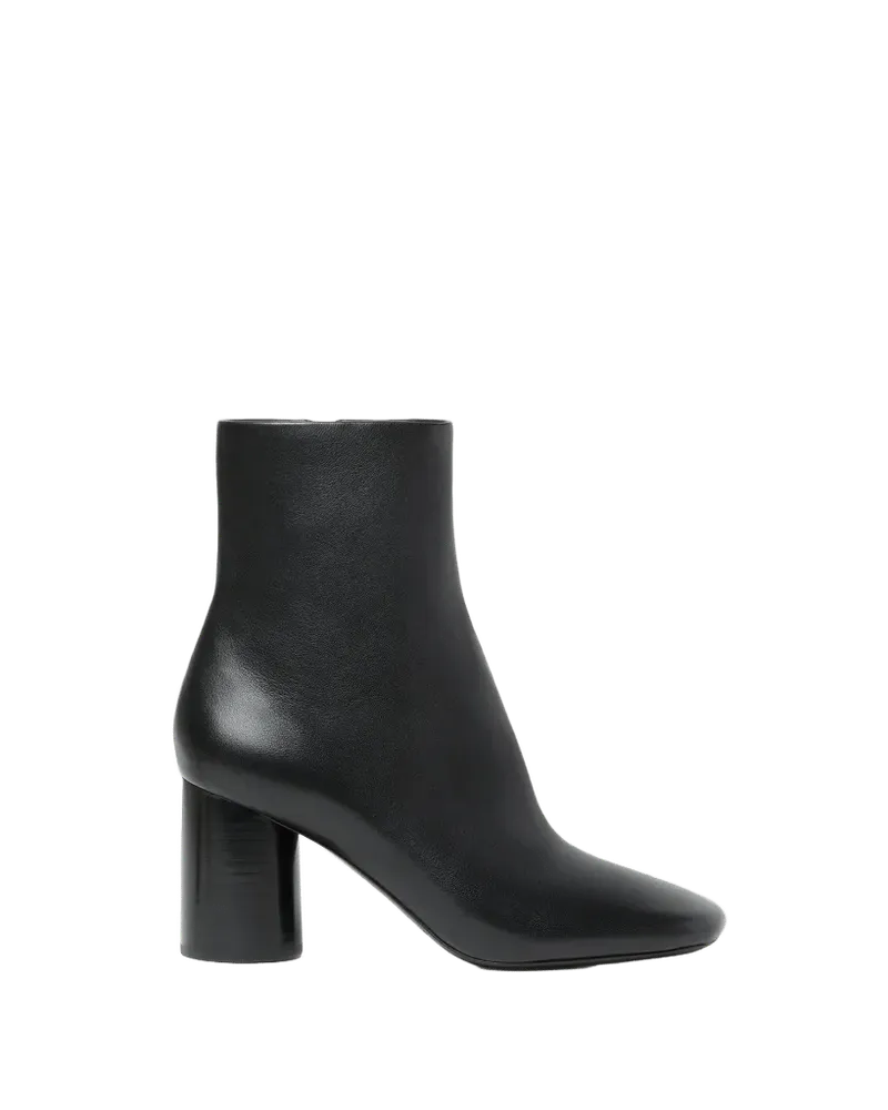Axel Black Leather Ankle Boot