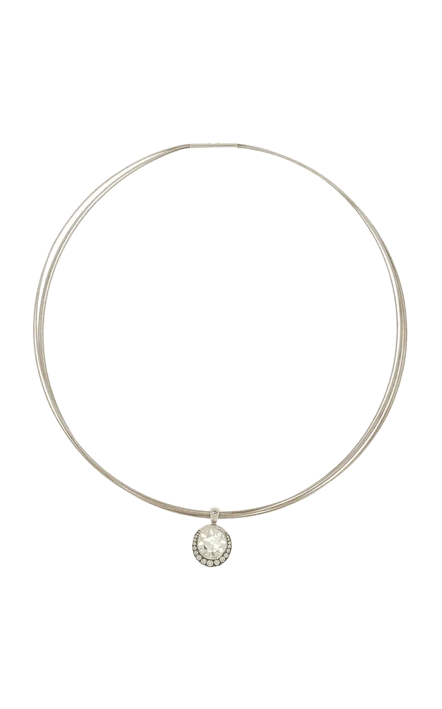 Old European 18K Yellow Gold Diamond Necklace