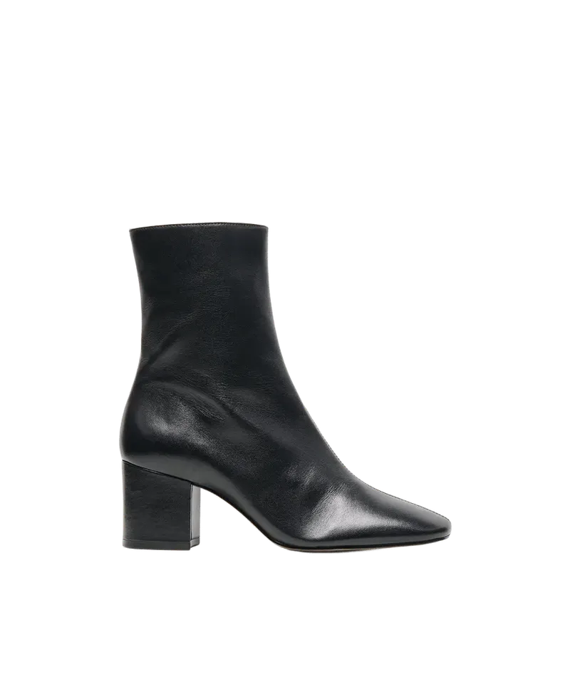 FEYA BOOTIES BLACK LEATHER