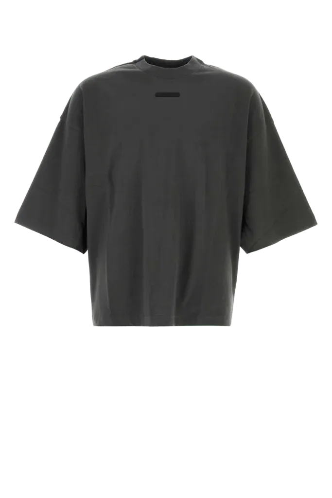Fear Of God Essential Oversize Cotton T-Shirt — Gray