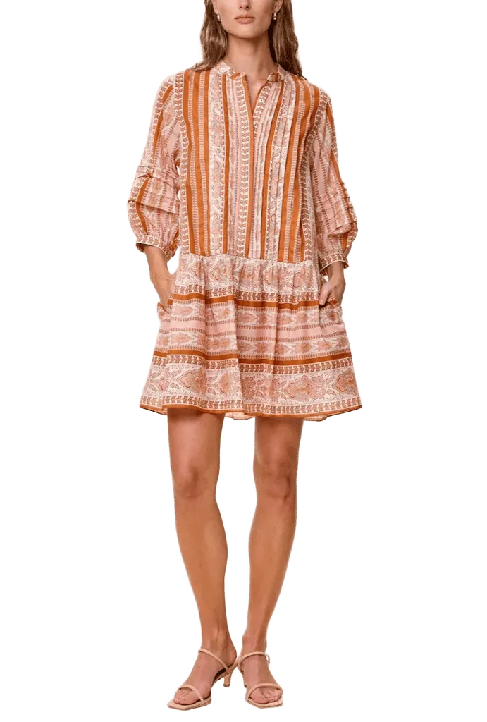 Ines Mini Dress in Miramar Print