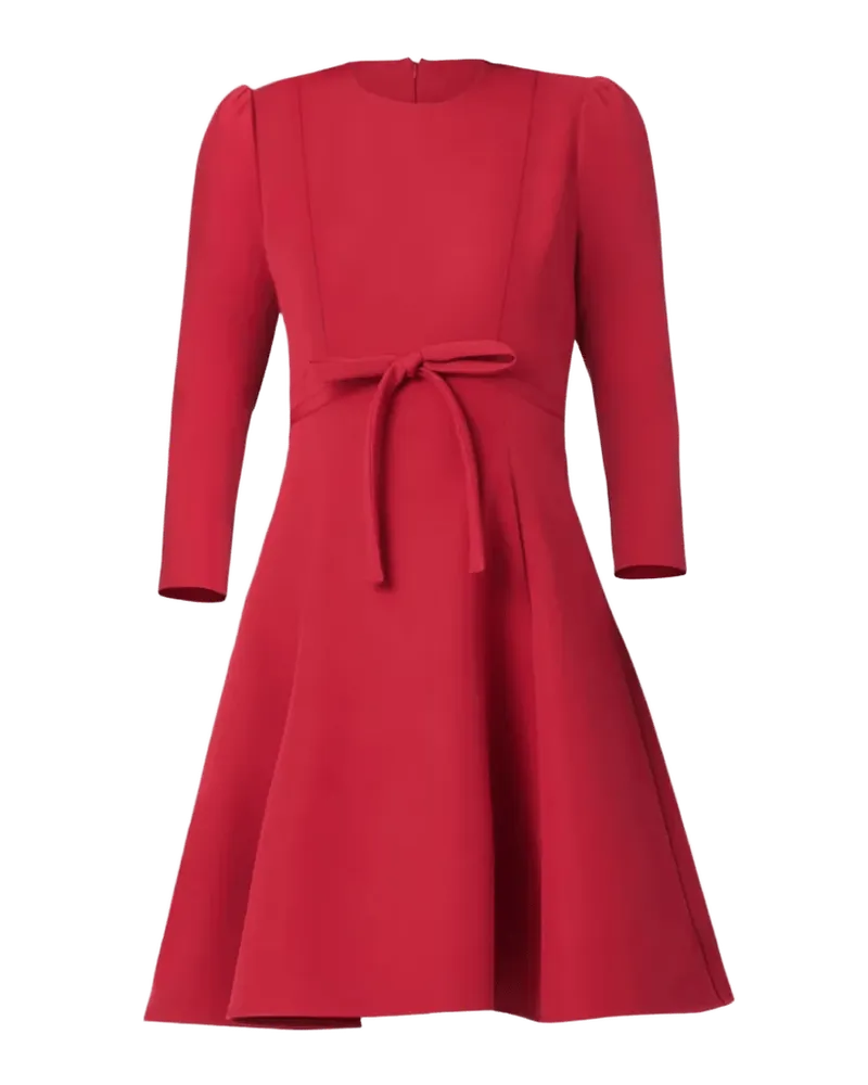 Cindy Crêpe Bow Mini Dress