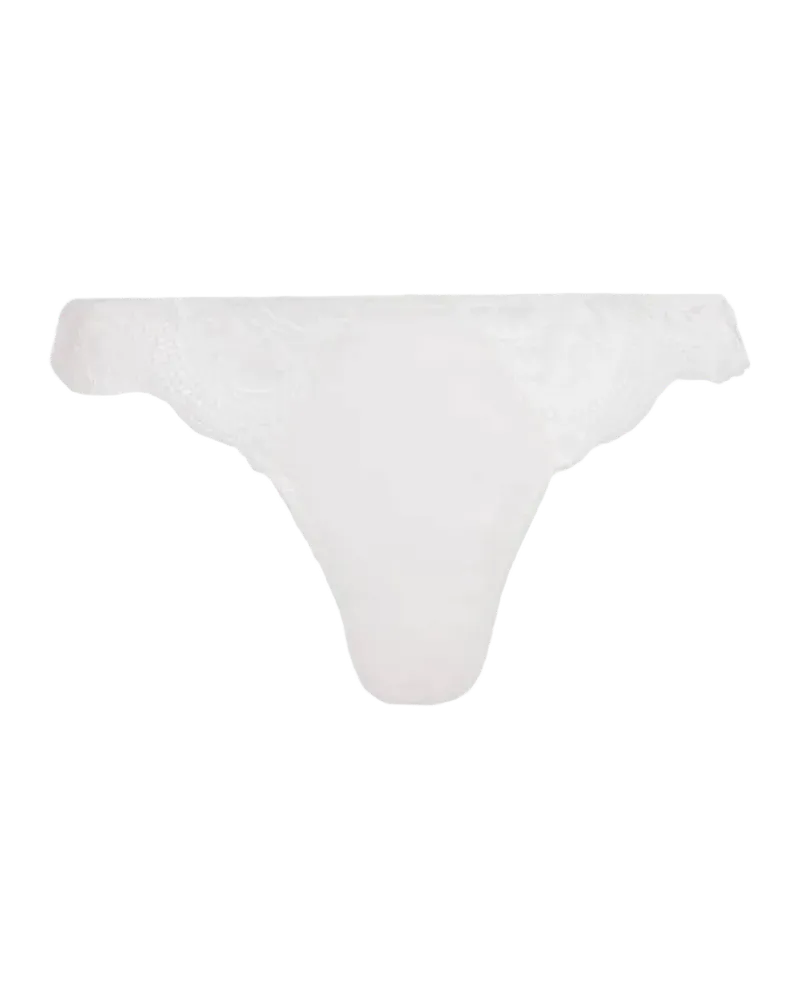 Voltaire Silk & Lace Thong