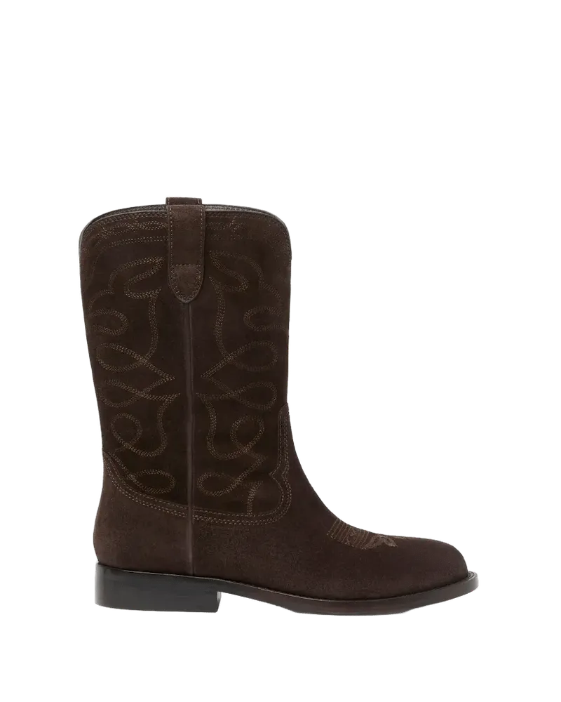 Jett Brown Suede Calf Boot