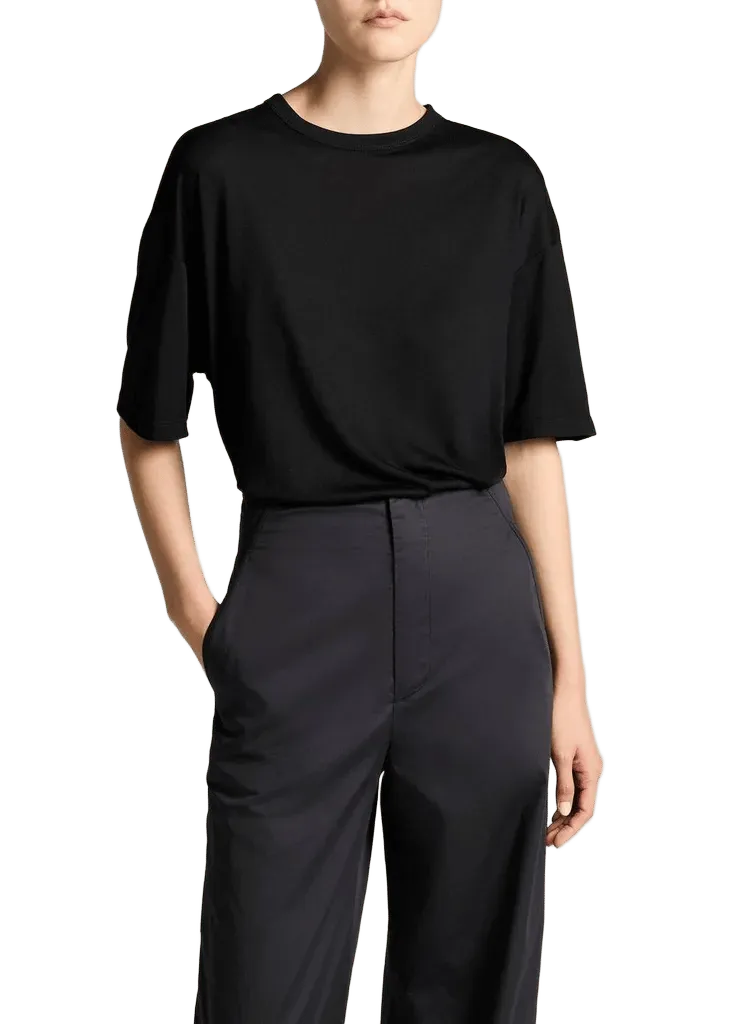 Modal-Silk Relaxed T-Shirt