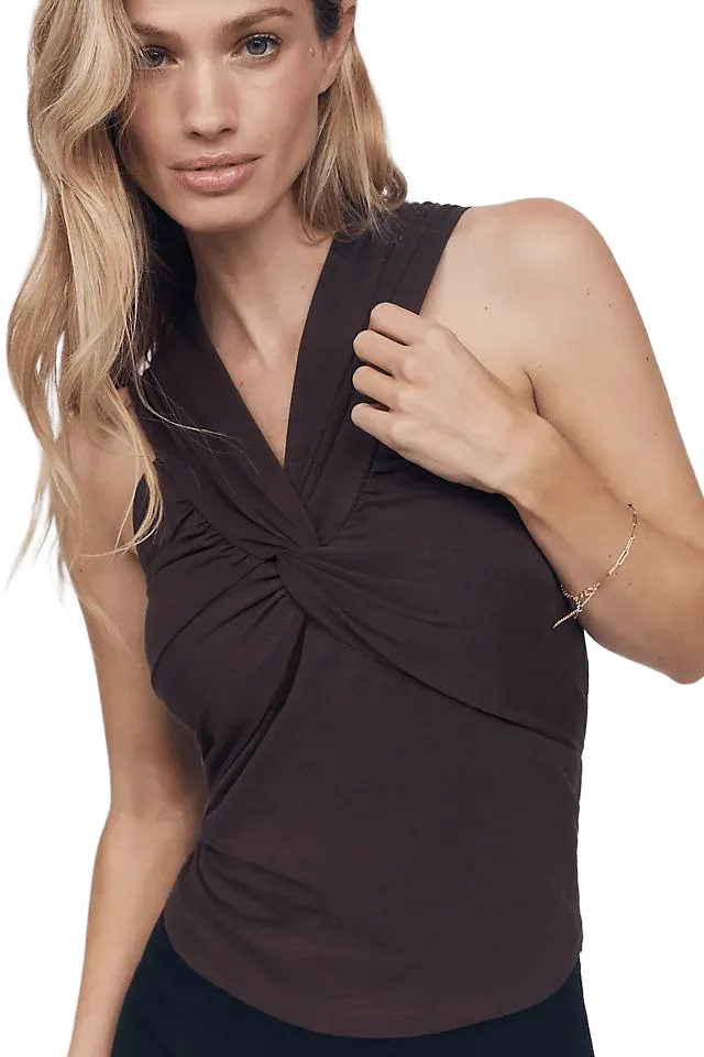 Nation Los Angeles Anais Twist Halter Top