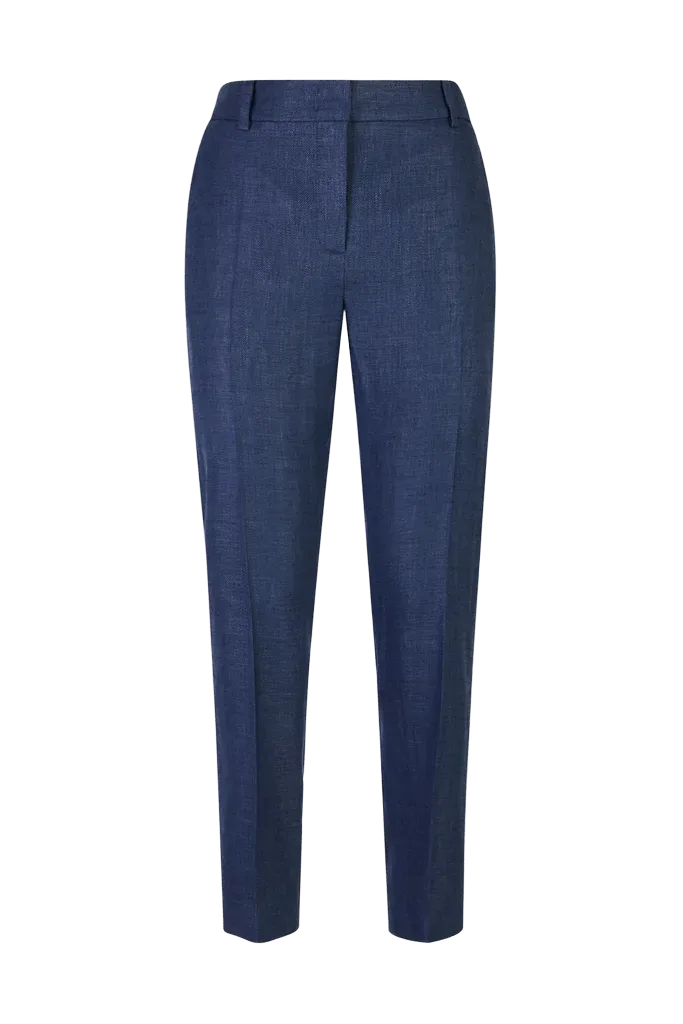 Women's Slim Fit Linen Wool and Silk New York Trousers | Eleventy
