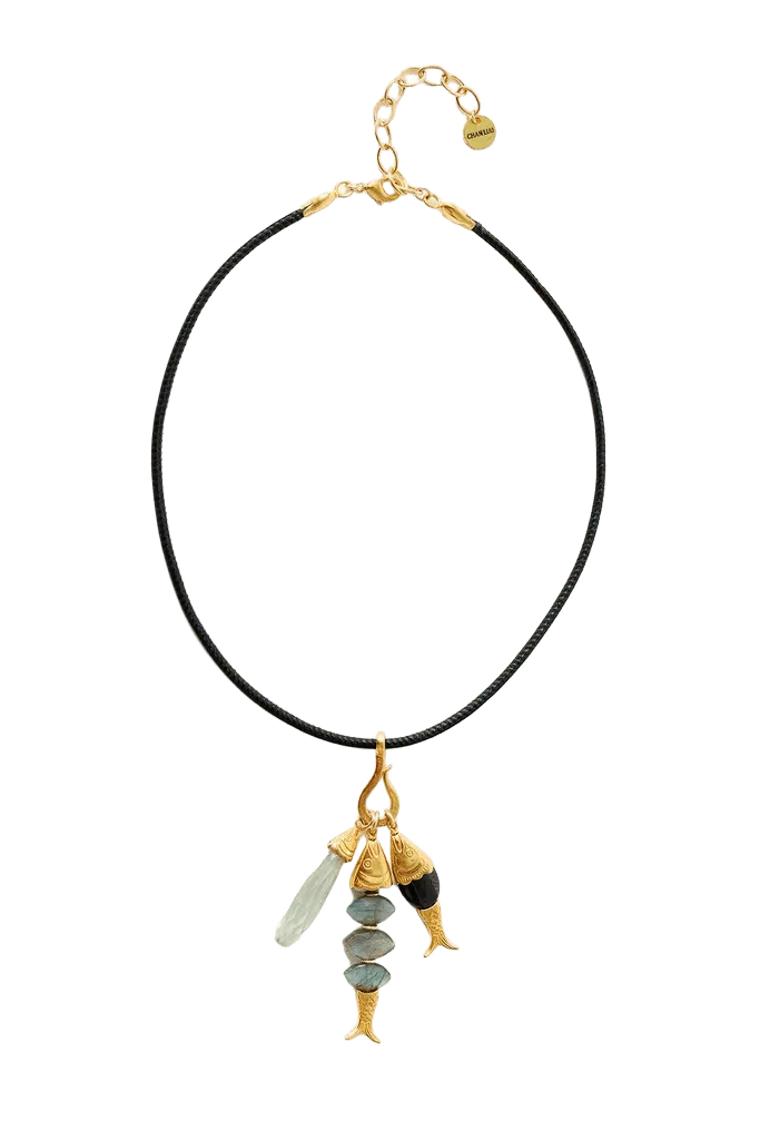 Orris Hook Necklace Labradorite