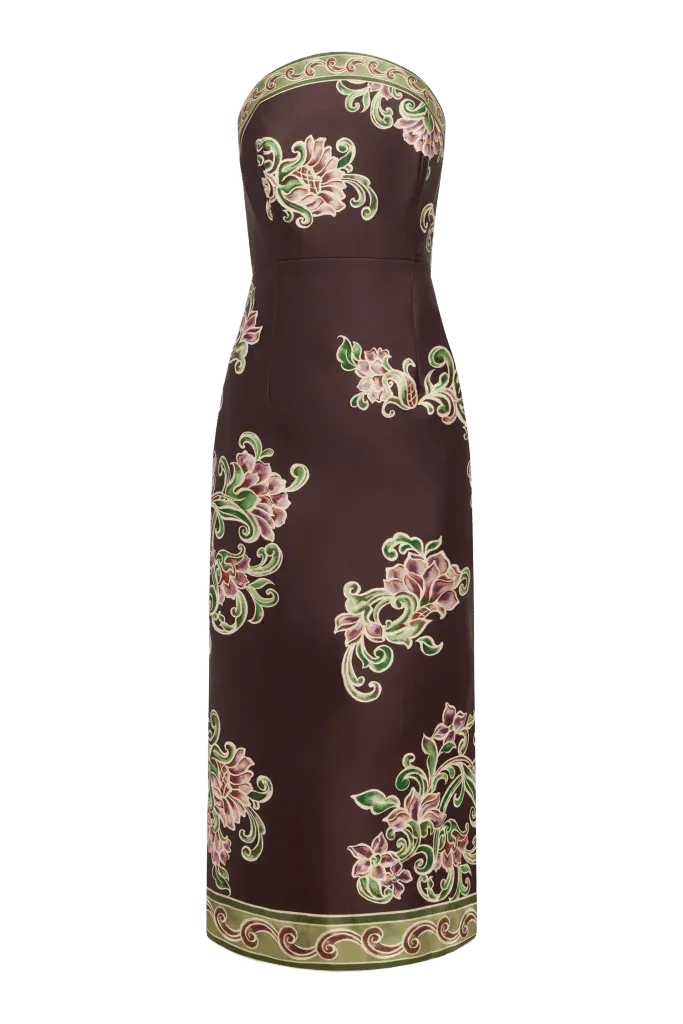 JOSIE BODICE MIDI DRESS