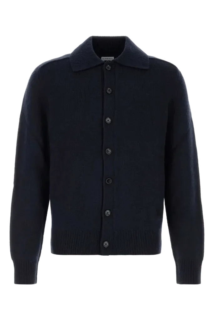 Burberry Channing Cardigan — Navy