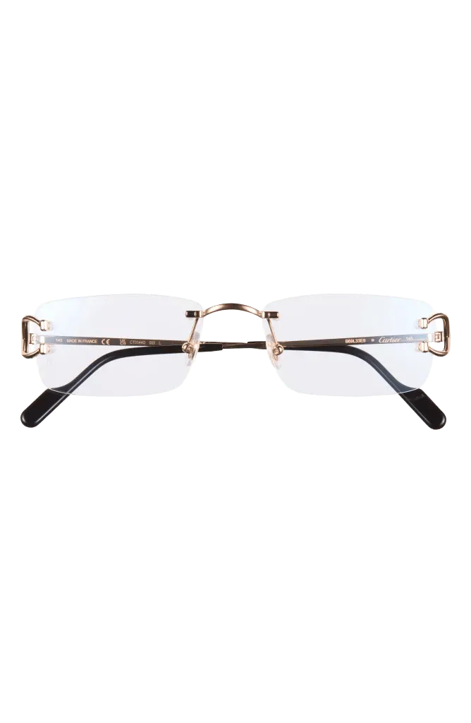 56mm Frameless Rectangular Optical Glasses