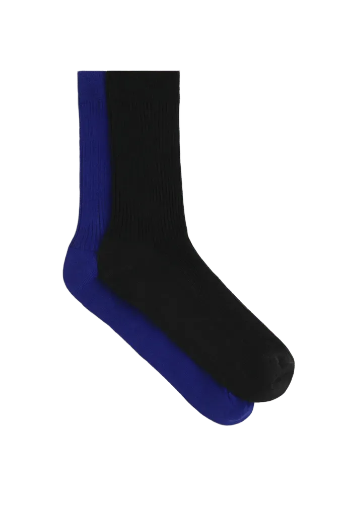 2-PACK RIBBED SOCKS