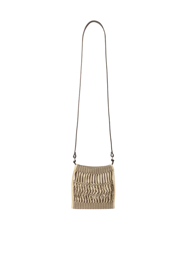 MINI CROSSBODY FILT NET BAG IN NYLON NET