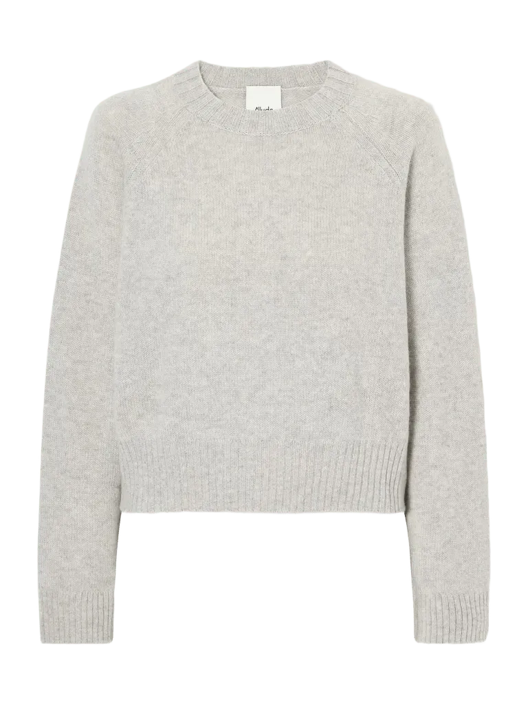 Rib-trimmed cashmere sweater