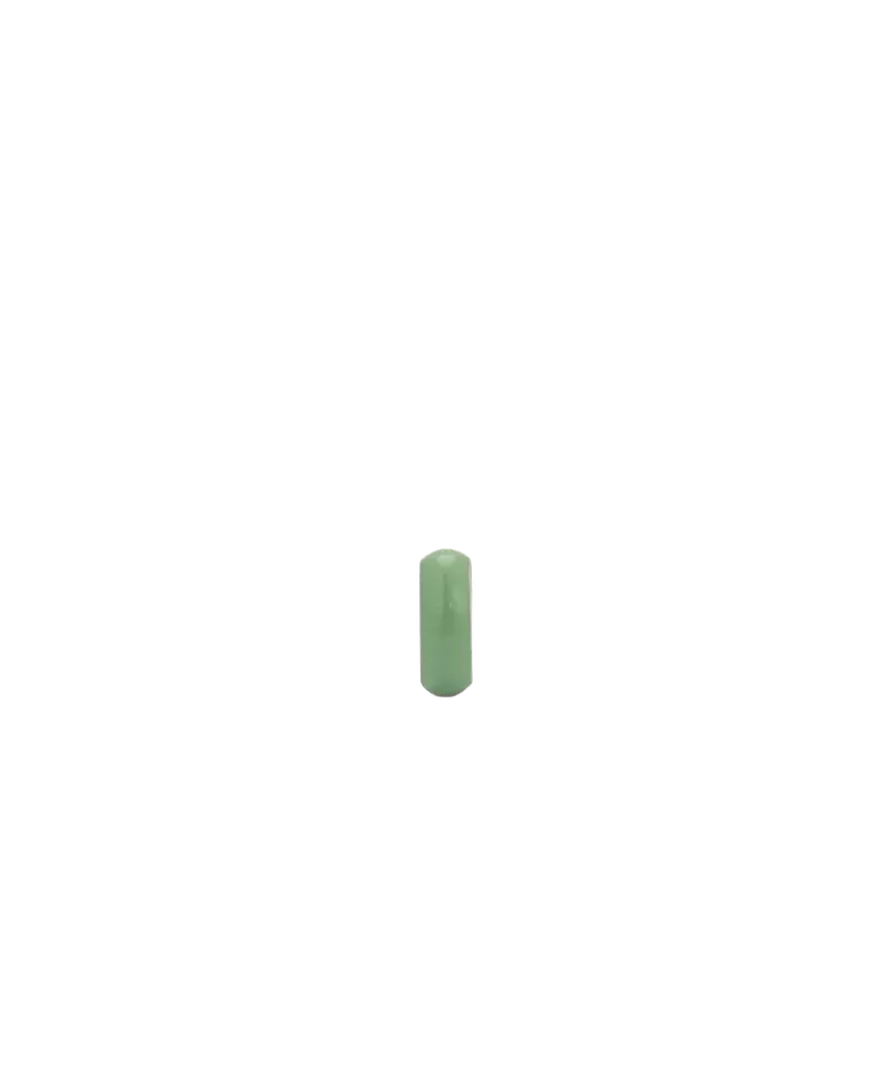 Green Enamel Mini Bead