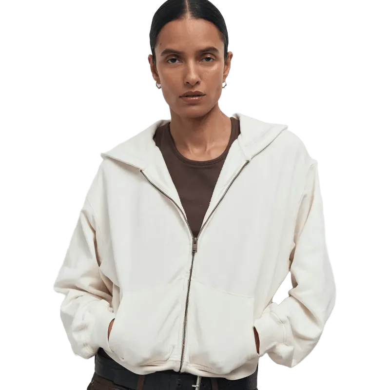 Organic Fleece Zip Hoodie