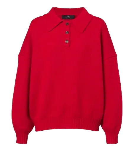 Kings Road cashmere polo sweater