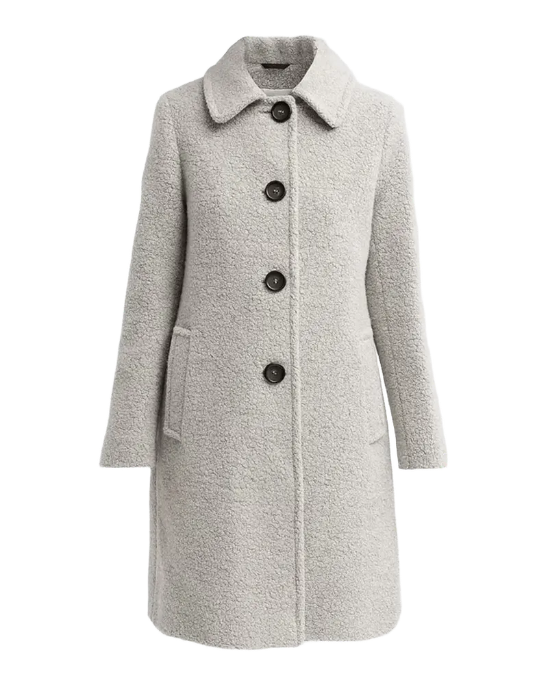 Icons Bouclé Wool-Blend Coat