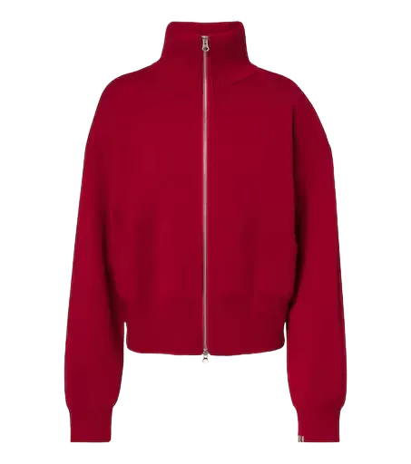N°385 Xtra Cute cashmere zip-up sweater