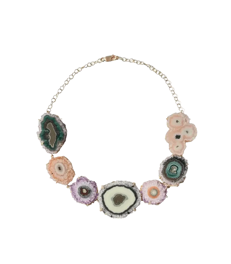 Stalactite Necklace with Diamonds