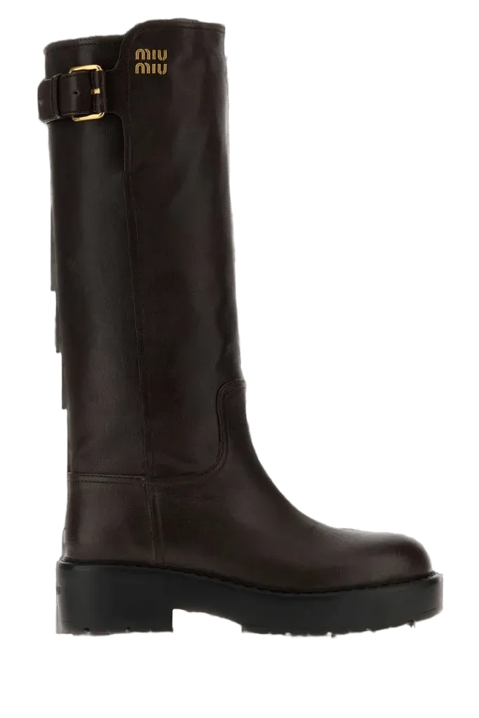 Miu Miu Boots — Brown