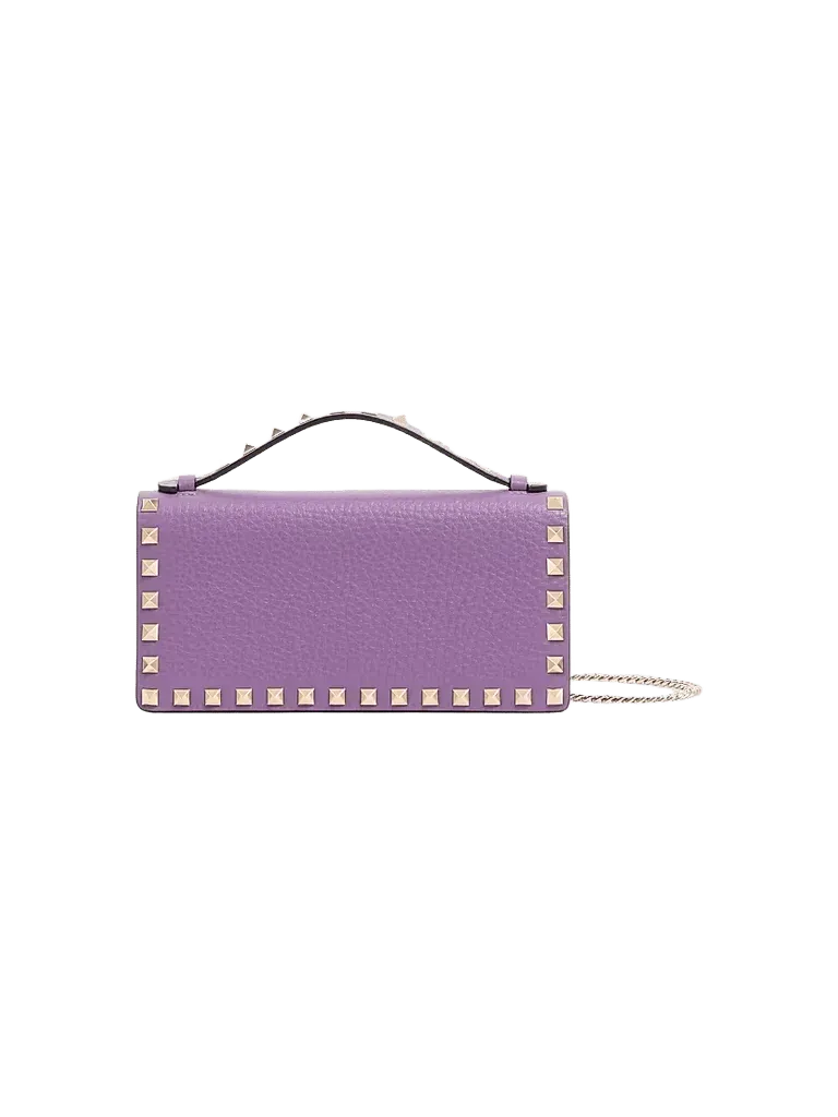 Rockstud Wallet with Chain