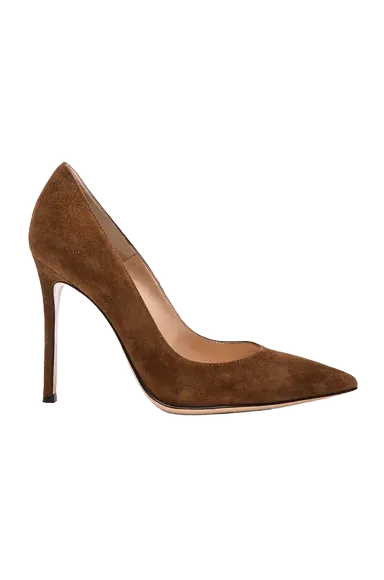 Gianvito Rossi Suede Pump in Texas
