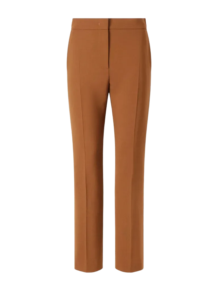 Mxmacino wool-blend mid-rise slim-leg pants