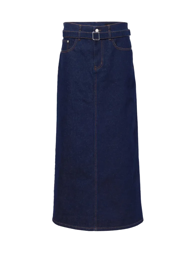 Calder Skirt - Indigo