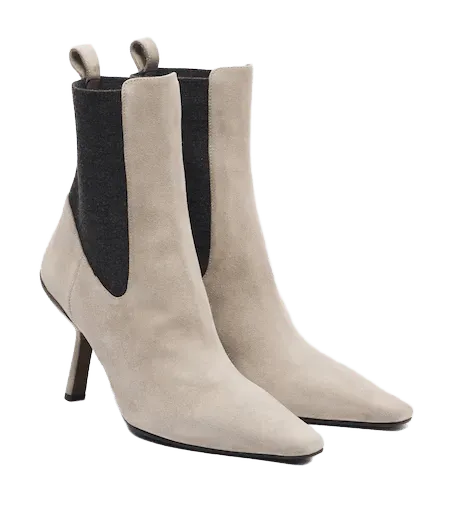 Monili suede ankle boots
