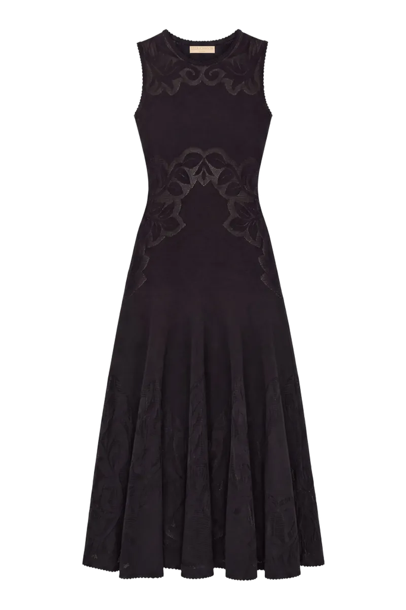 Corinthia Knit Dress - Noir