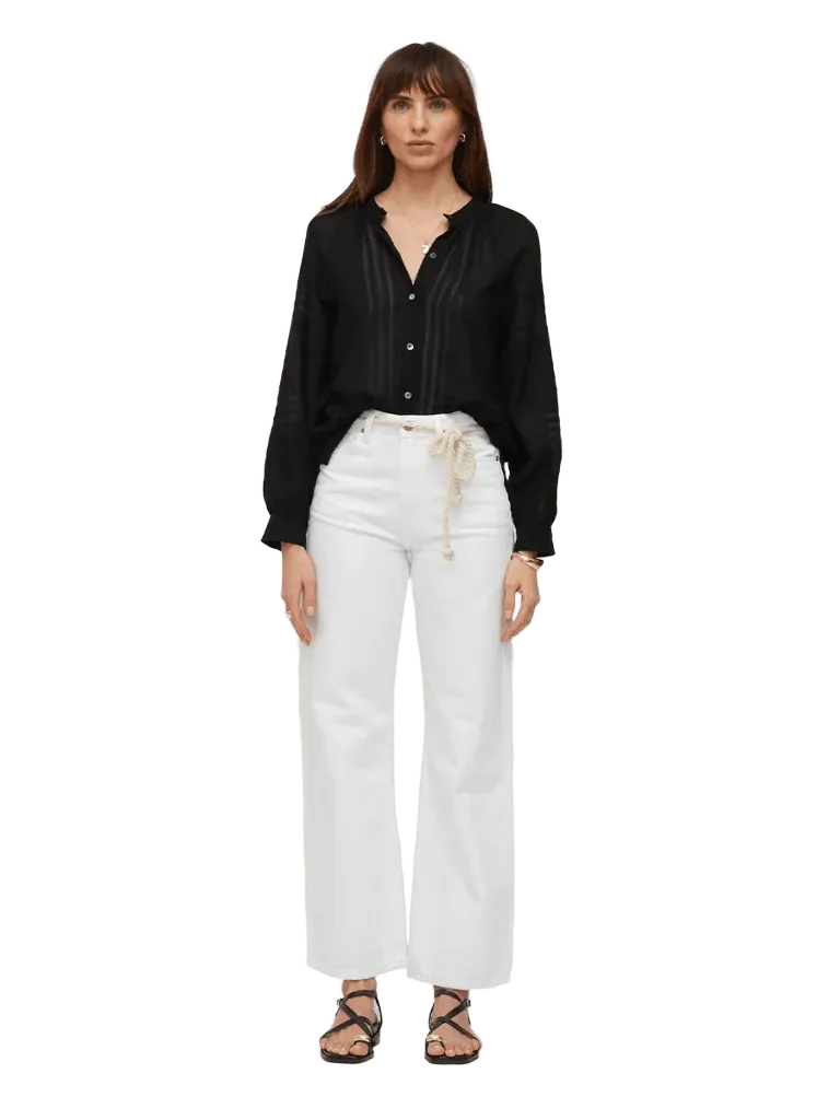 MITA | Button Up Blouse Black