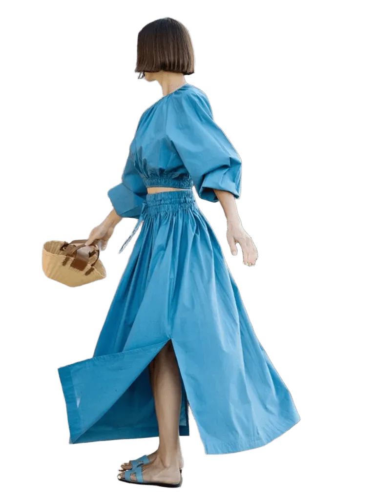 Newport Skirt in Blue