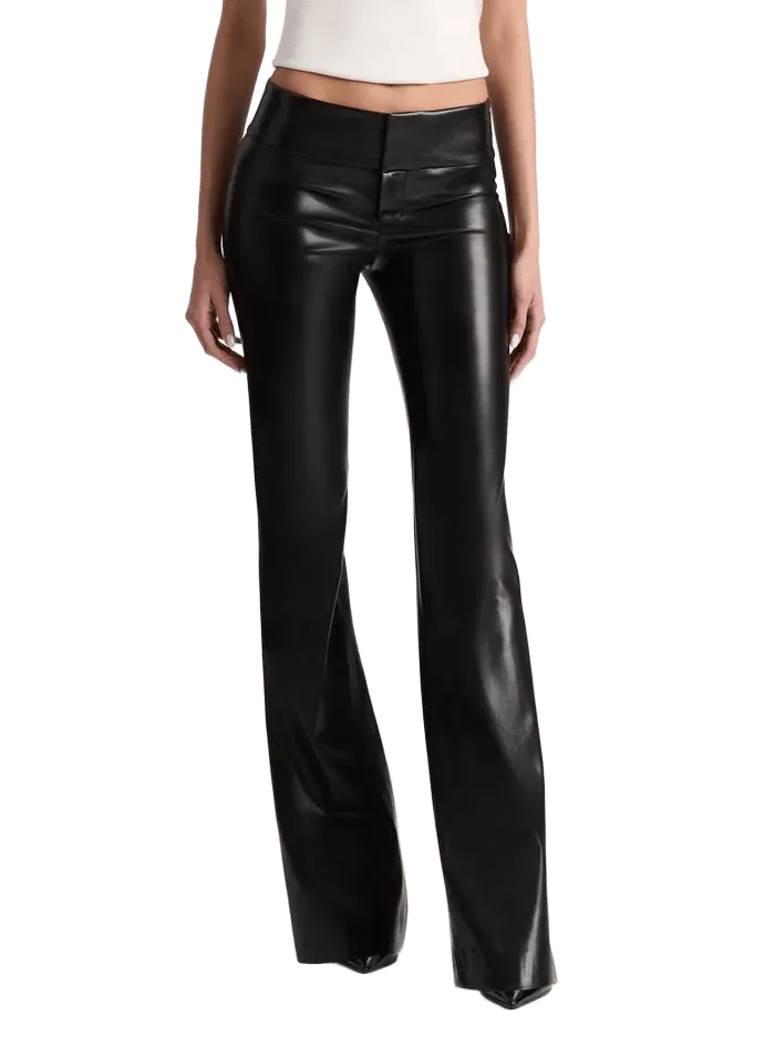 OLIVIA VEGAN BOOTCUT PANT
