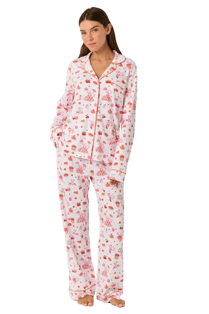 Sweater Weather Long Sleeve Polo Pajamas