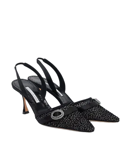 Zutosli embellished slingback pumps