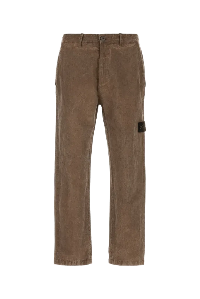 Stone Island Corduroy Trousers — Brown