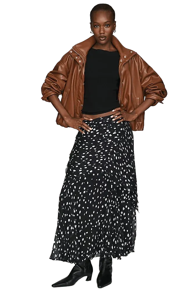 Hemant & Nandita Tie-Waist Maxi Skirt