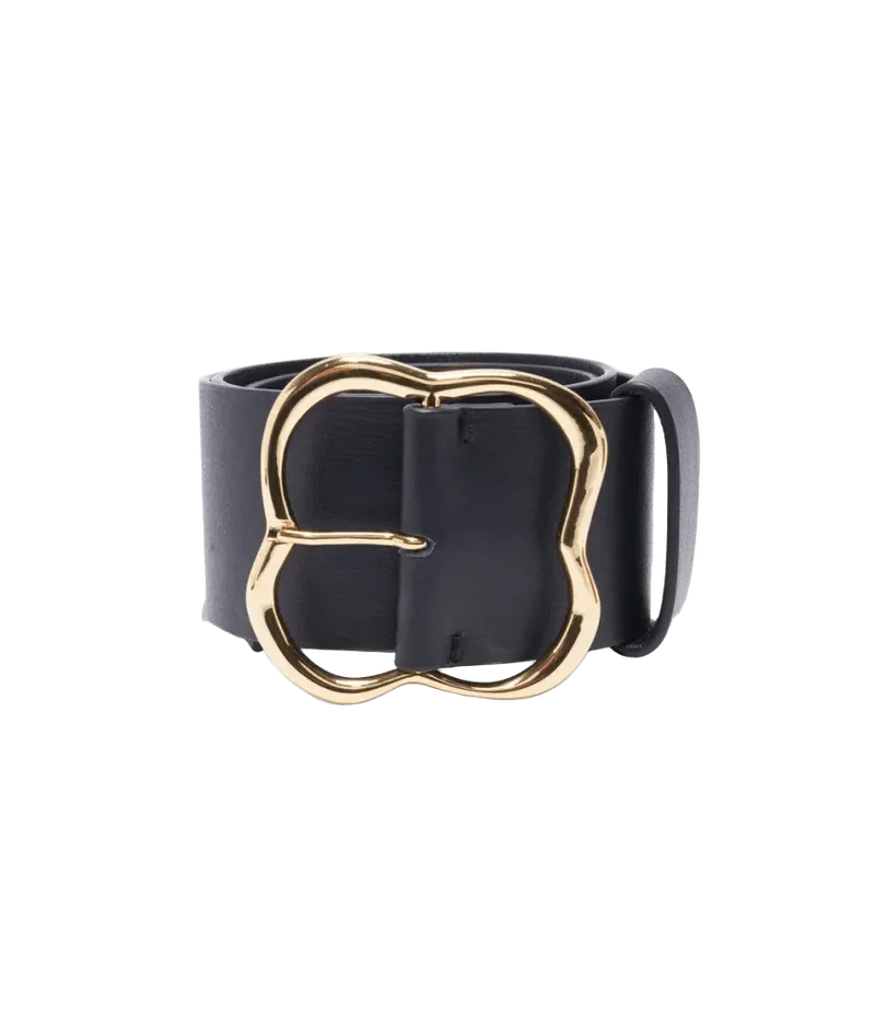 Florence Belt in Black/Gold