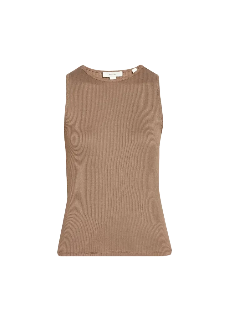 Cotton Rib Shell Top
