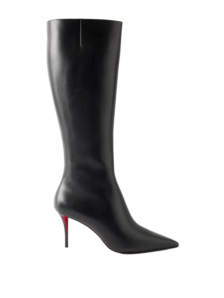 Miss Z Botta 80 leather knee-high boots