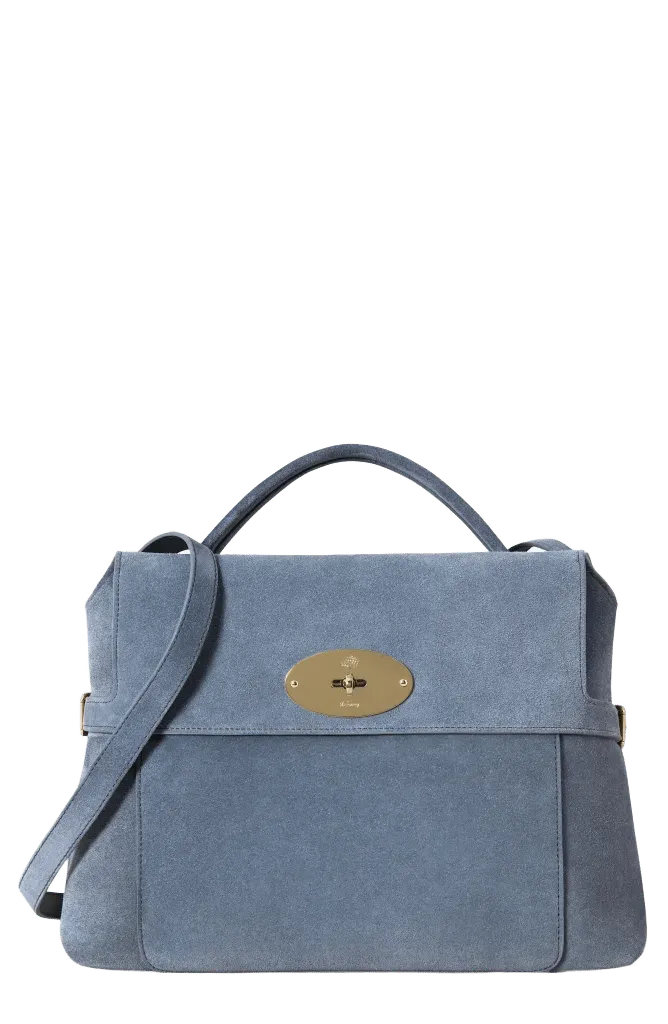 Stevie Suede Top Handle Bag