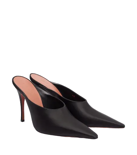 Felicia satin mules