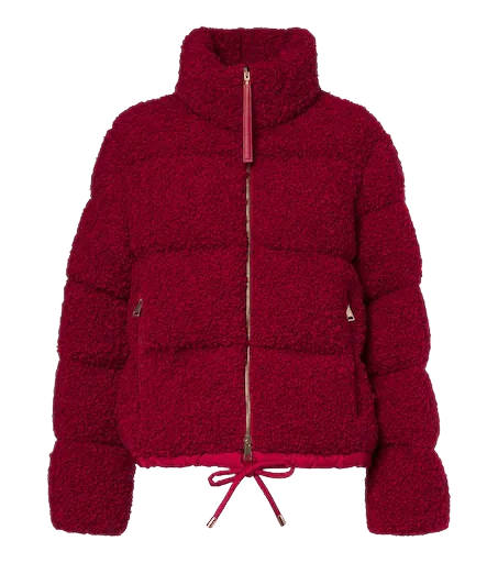 Trascendance bouclé down jacket
